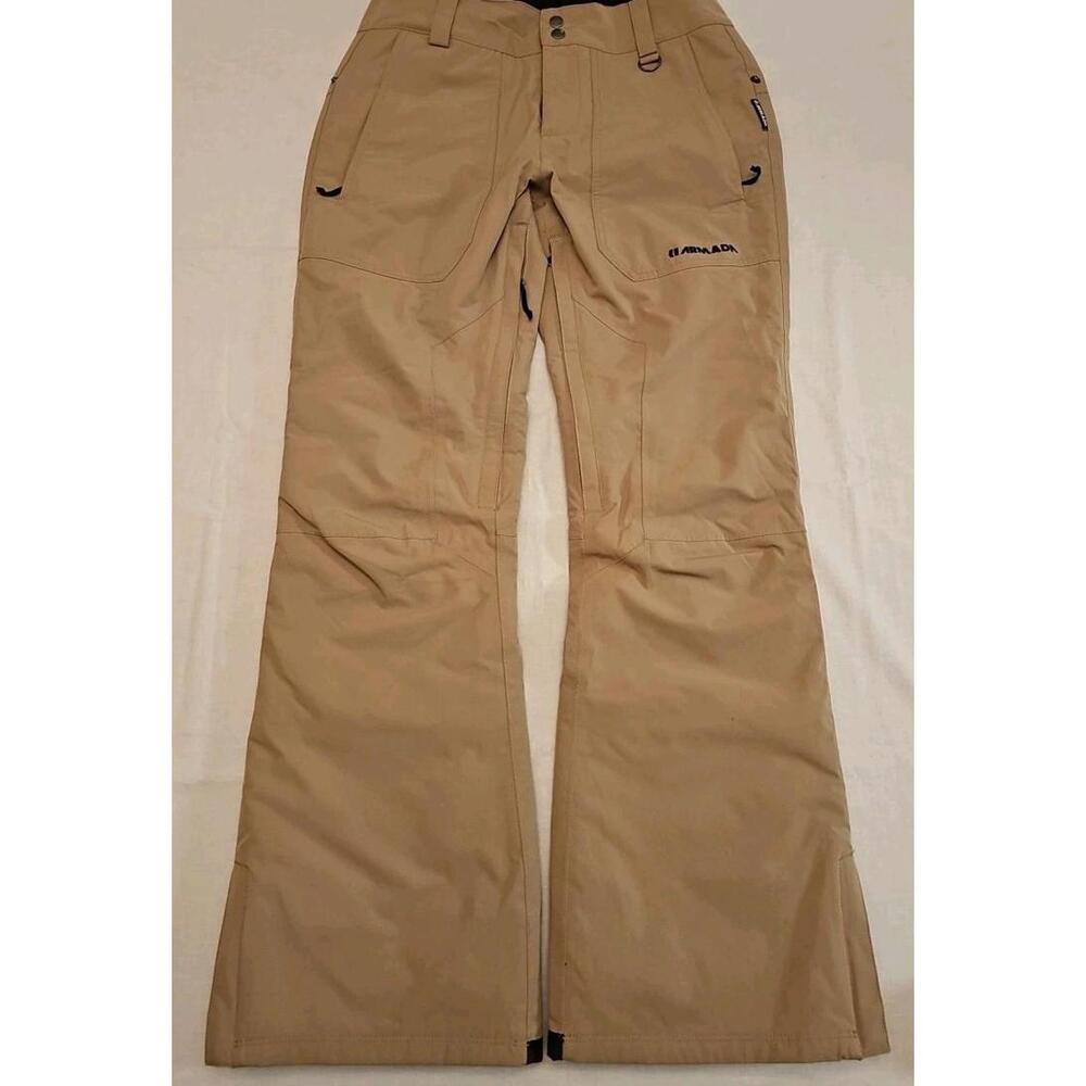 Women's Armada Lenox Insulated Ski Pants‎ Beige Size Small GUC